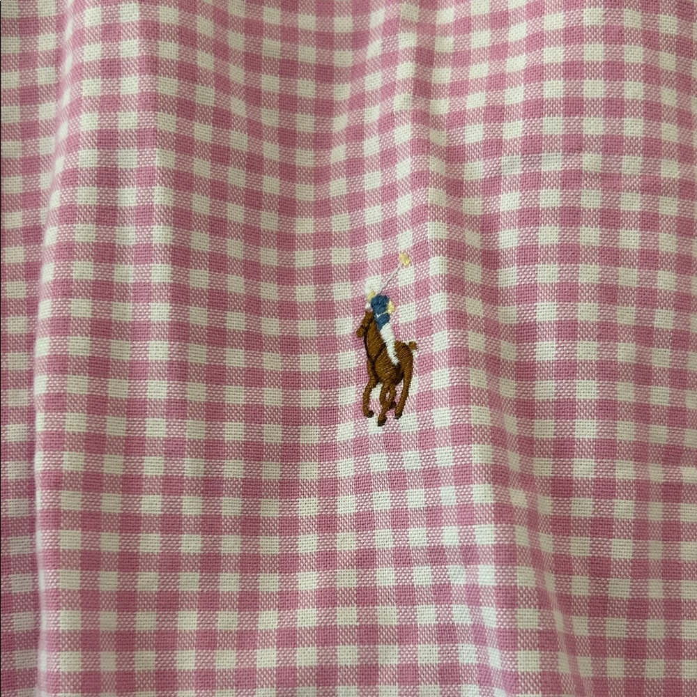 Ralph Lauren Blue Label Pink Checkered Men's Shirt - Picture 3 of 3